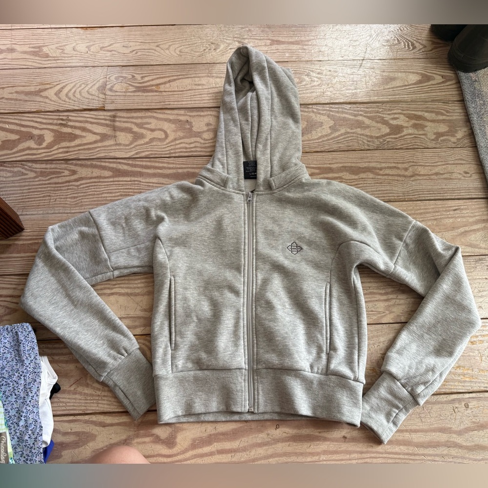 Marshawn Lynch Beast mode Gray Zip-Up Hoodie size M